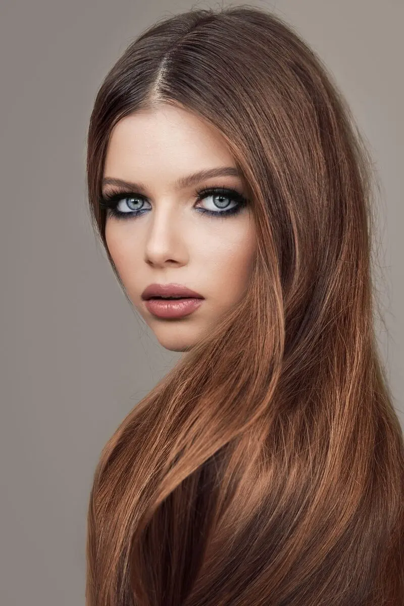 الشعر البني أحدث الصبغات : موضة ما توقفش وعناية من غير تعقيد 3 Caramel Hair Color