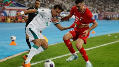موعد مباراة العراق وفلسطين