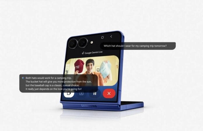 واجهة FlexWindow الجديدة تعرض أدوات وصوراً وعدد الخطوات مع تفاعل مباشر بذكاء Galaxy AI دون الحاجة لفتح الجهاز (سامسونغ)
