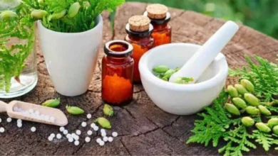صورة توضيحية لمجموعة من الأعشاب الطبيعية المستخدمة في تنظيم السكر في الدم.