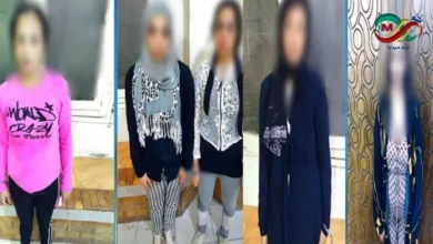حبس 5 فتيات