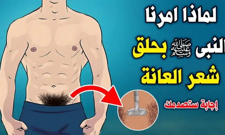 حلق شعر العانة