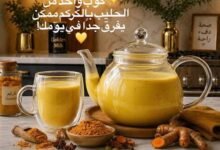 Golden milk a drink made from a natural herb pro