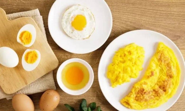 البيض المسلوق