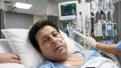 رسم توضيحي يشرح سبب وفاة هاني شاكر المرضي بتطور جيوب الرتوج في القولون إلى نزيف داخلي حاد.