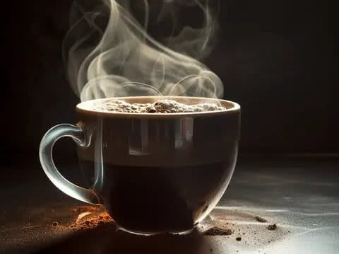 القهوة على الريق: هل هي عادة صحية أم كارثة صامتة لمعدتك؟ 3 pngtree mug containing a hot cup of coffee with smoke erupting in image 2876769